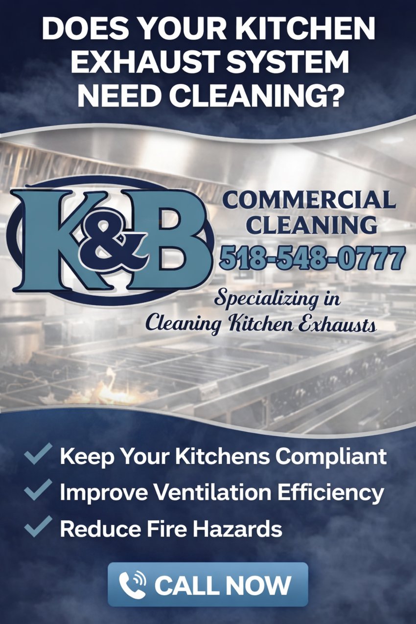Does your kitchen exhaust system need cleaning? Call now.